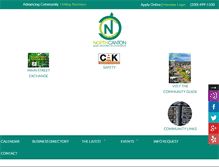 Tablet Screenshot of northcantonchamber.org